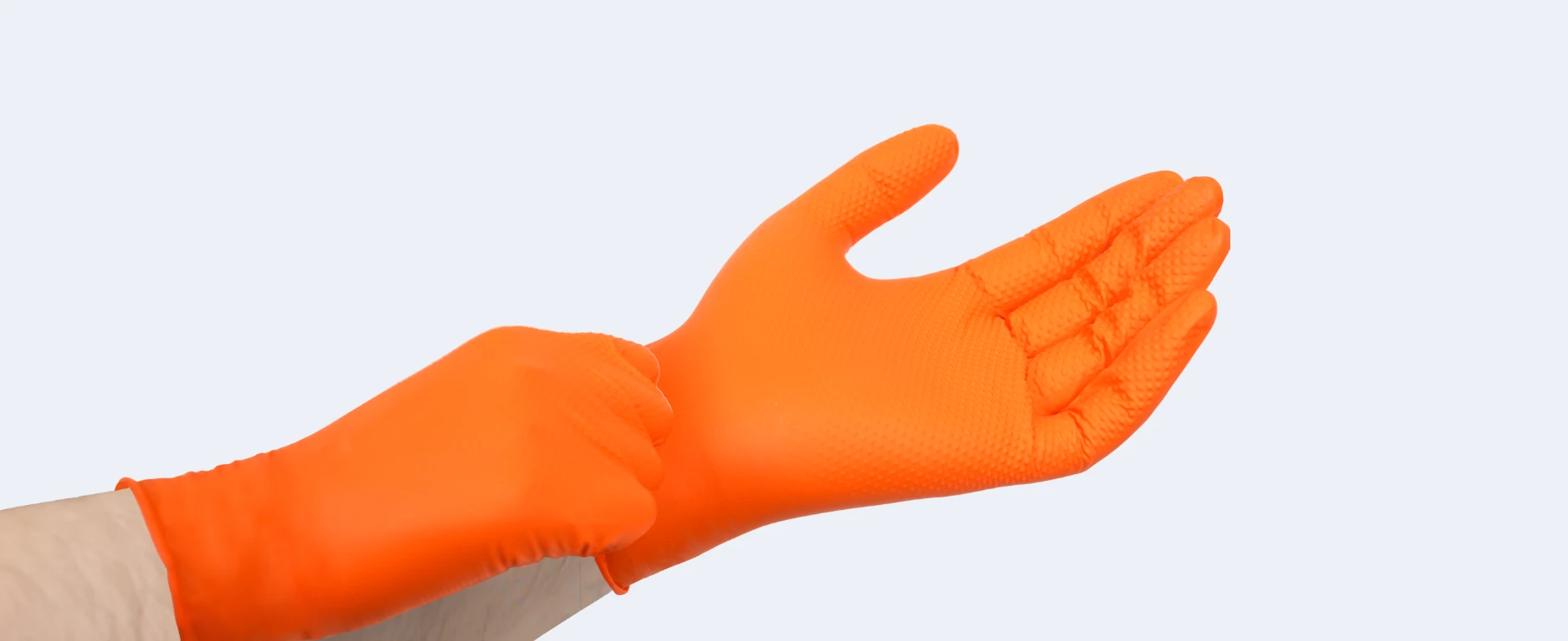 Diamond Textured Nitrile Gloves