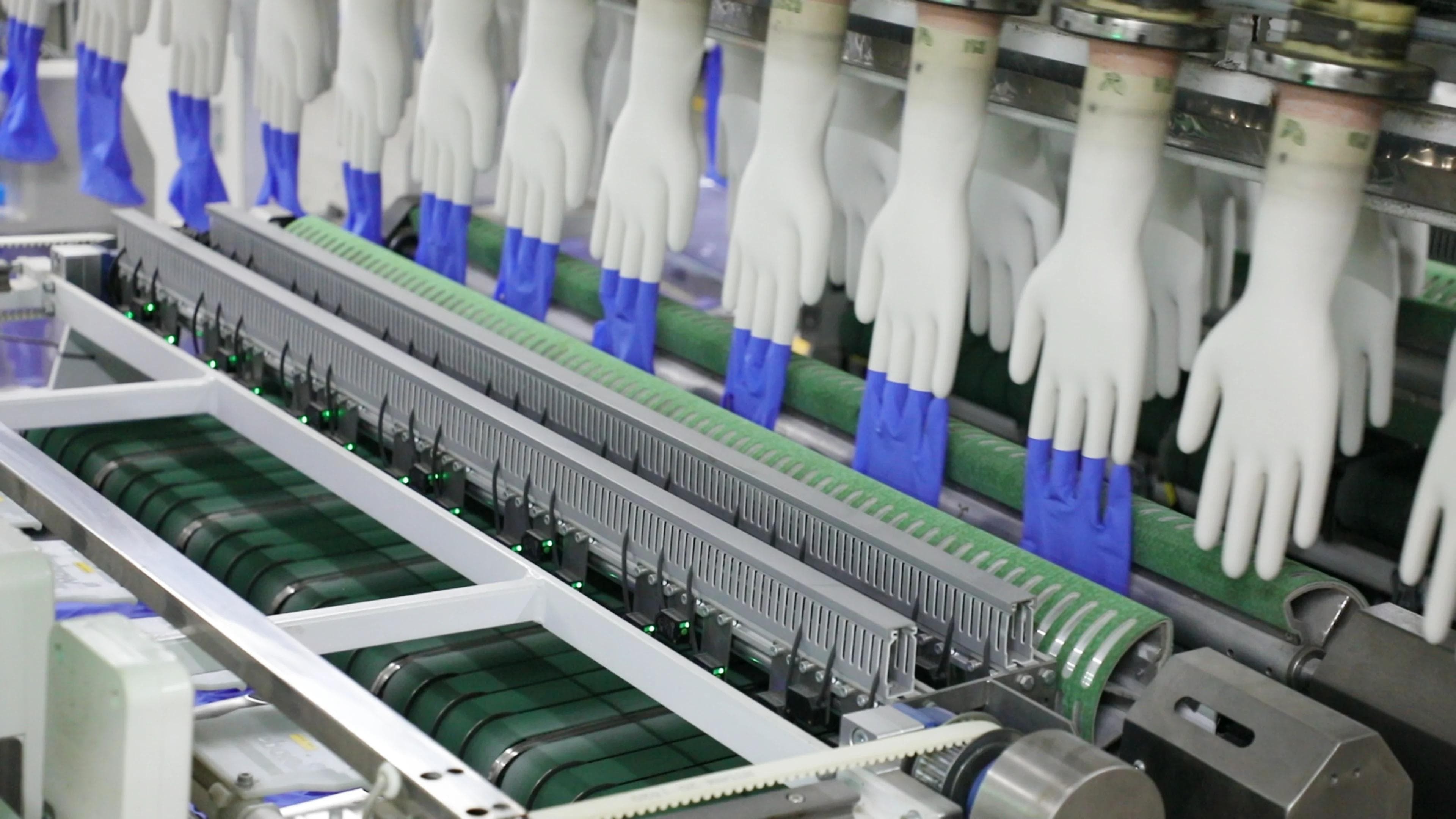 BASIC automated glove production line